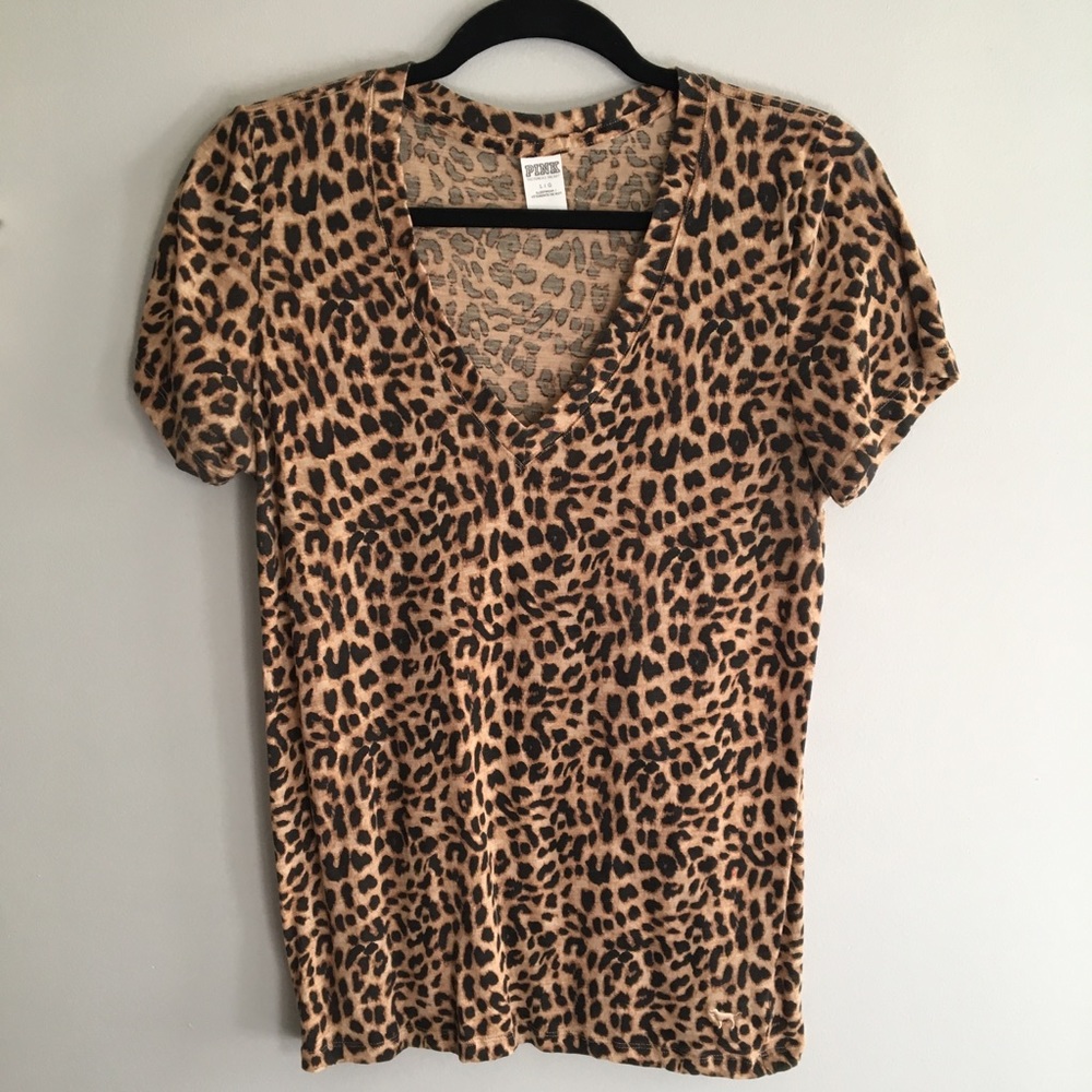 PINK leopard T-shirt size L/G